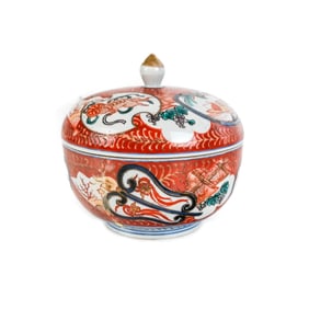 Chinese Export Porcelain Covered Bowl