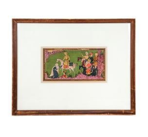 Persian Gouache on Paper, Circa 18th C.