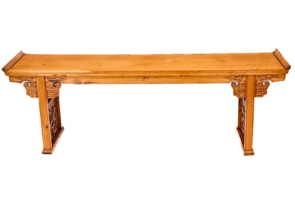 Chinese Huangshan Pine Altar Table