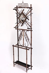 Victorian Bamboo Hall Tree