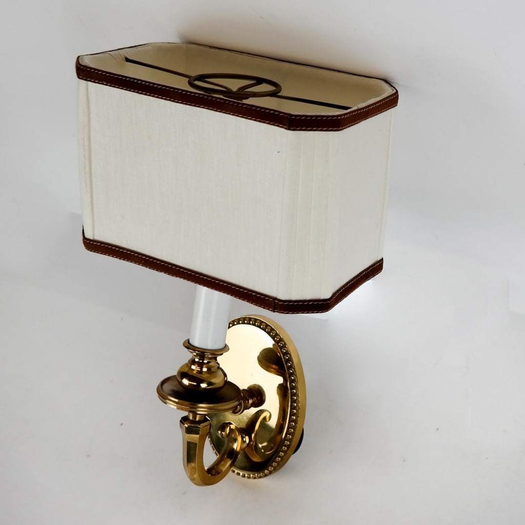 Brass Single-Light Sconce (1 of 10)