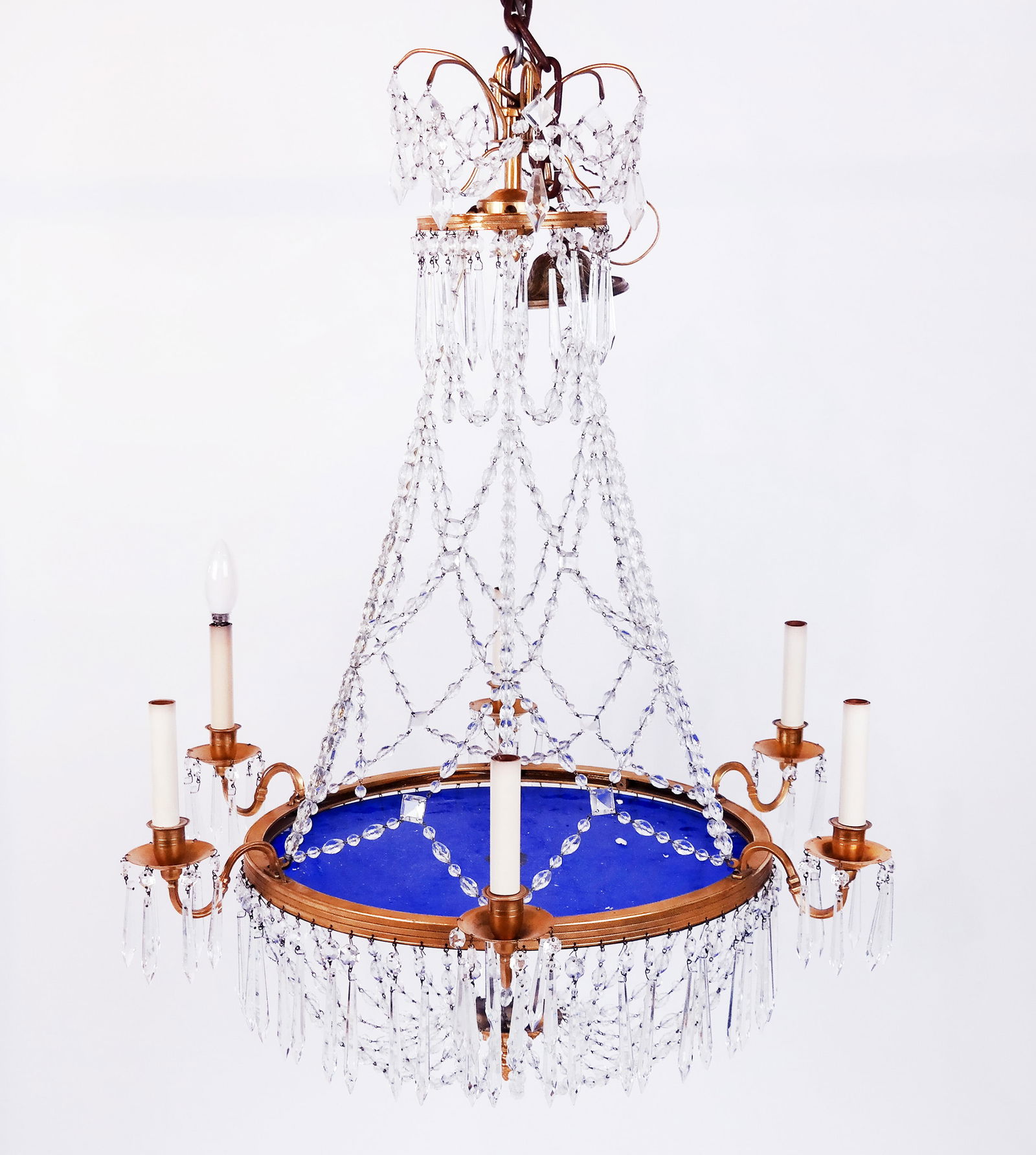 19th C. Neoclassical-Style Crystal Chandelier (1 of 11)