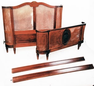 French Louis XVI Carved Bedstead