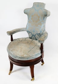 English Regency Swivel Armchair