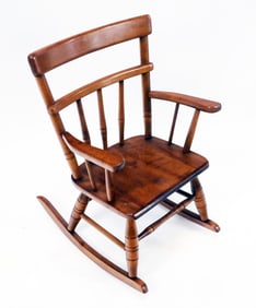American Fruitwood Child's Rocking Chair