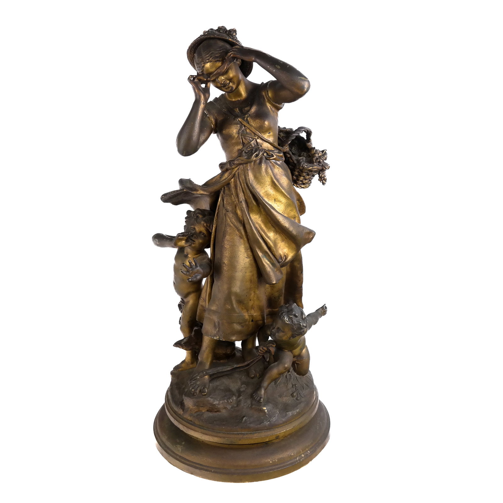 After H. DUMAIGE: Classical Sculpture Woman Bronze (1 of 10)