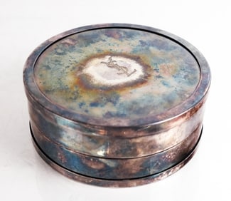 Yves St. Laurent Sterling Silver Jewelry Box