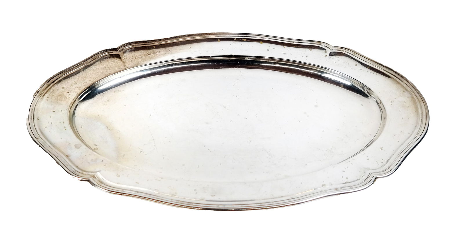 .800 Silver Oval Serving Tray (1 of 7)