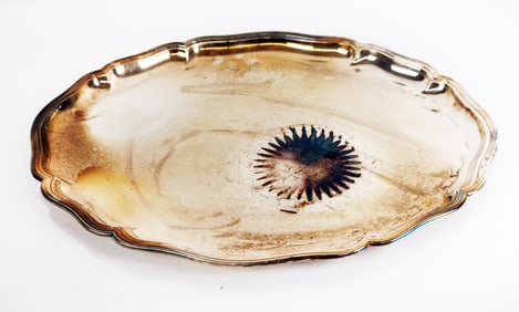 .800 Silver Oval Tray