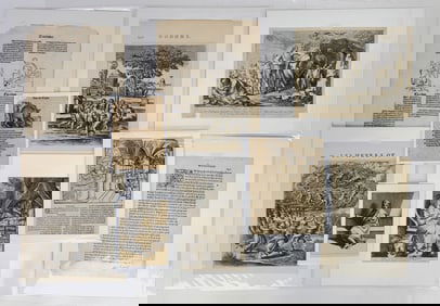 Group of 16th-18th C. Engravings