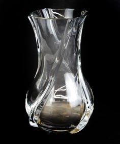 Baccarat Crystal "Serpentine" Vase