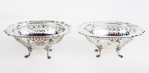 Pair of Gorham Sterling Silver Candy Dishes