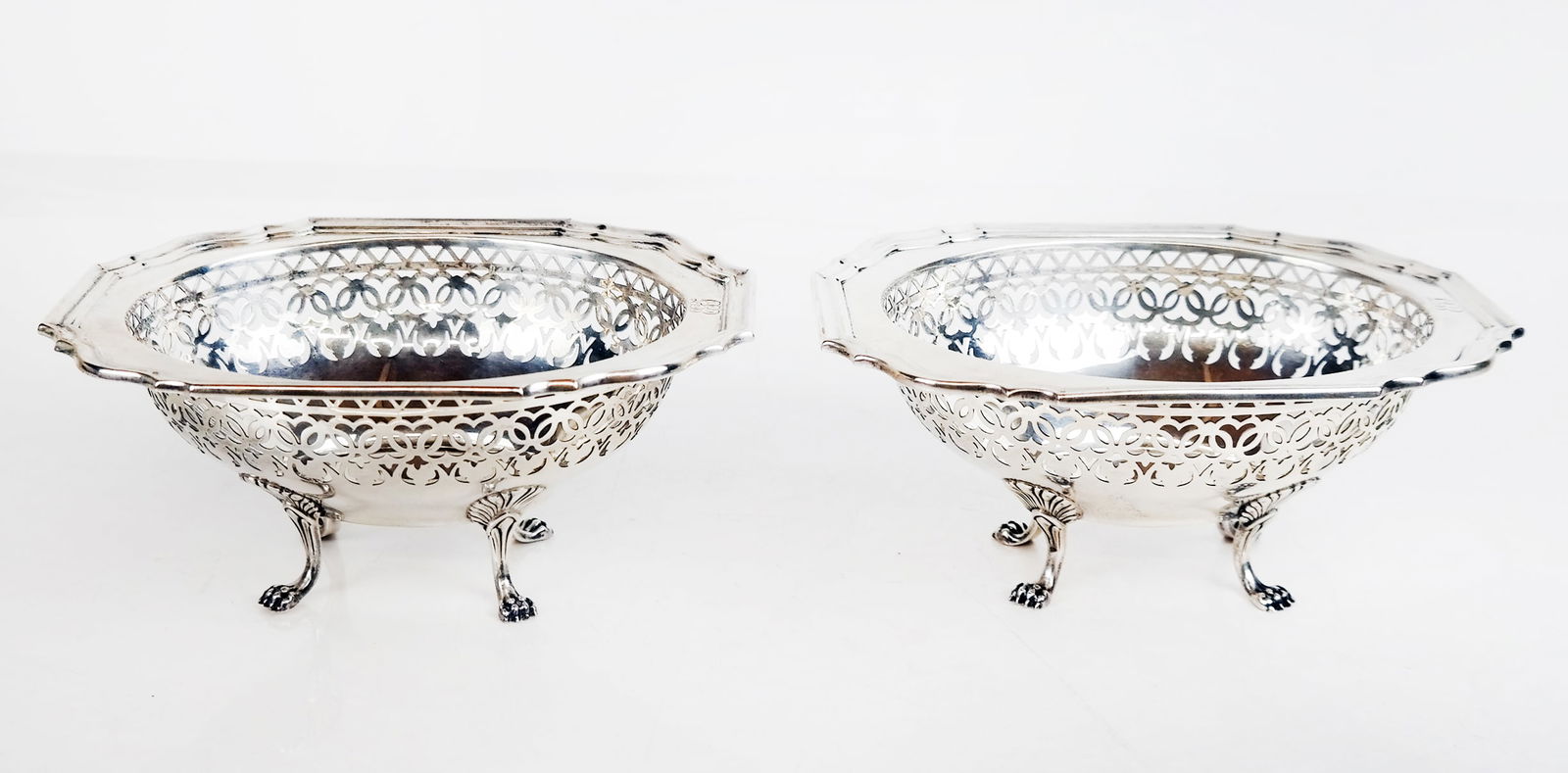 Pair of Gorham Sterling Silver Candy Dishes (1 of 10)