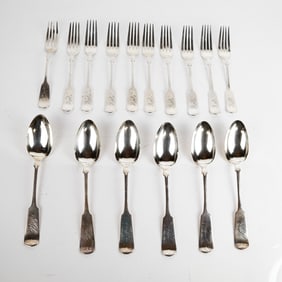 M.B. & Co Sterling Silver Partial Flatware Set (16)