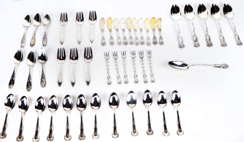 Group of Assorted Silver Flatware (46)
