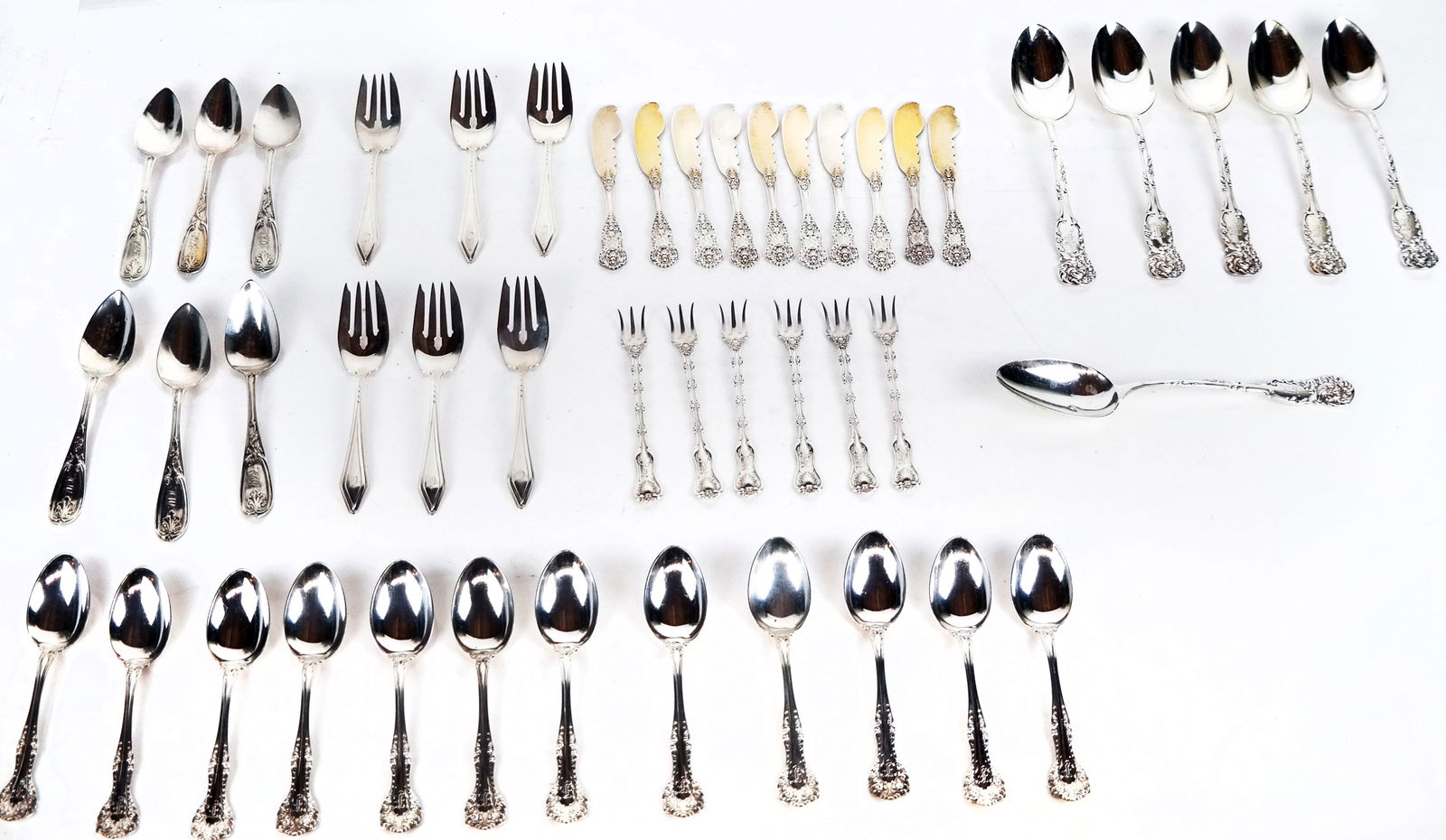 Group of Assorted Silver Flatware (46) (1 of 17)