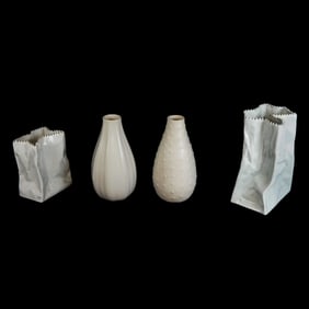 Group of Four Porcelain Vases