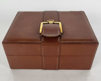 Rolex Brown Leather box