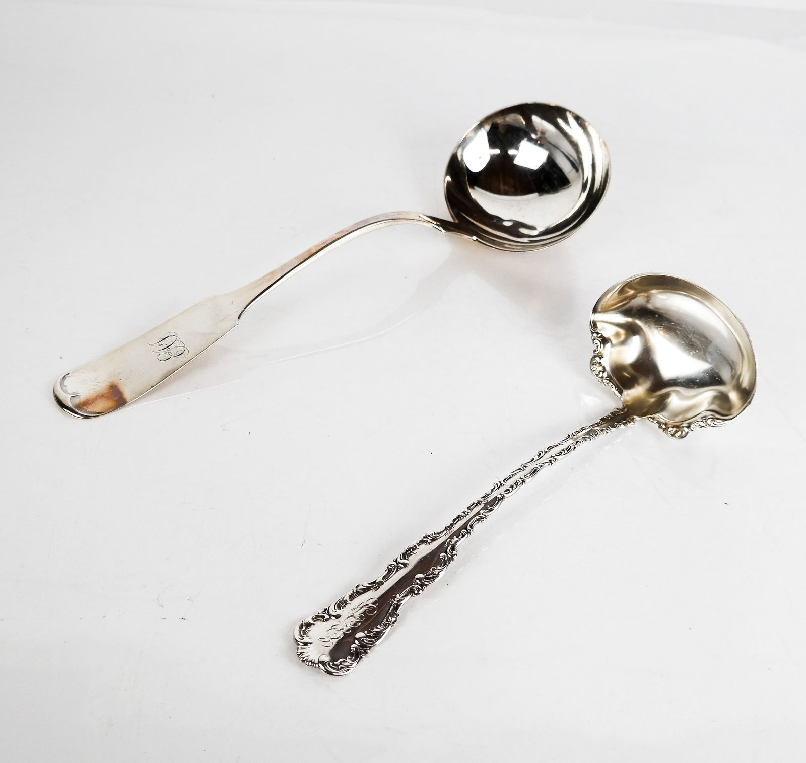 Two Antique Sterling Silver Punch Ladles (1 of 11)
