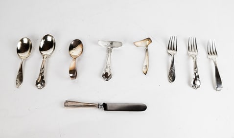Tiffany & Co., Gorham, Others - Sterling Baby Flatware (9)