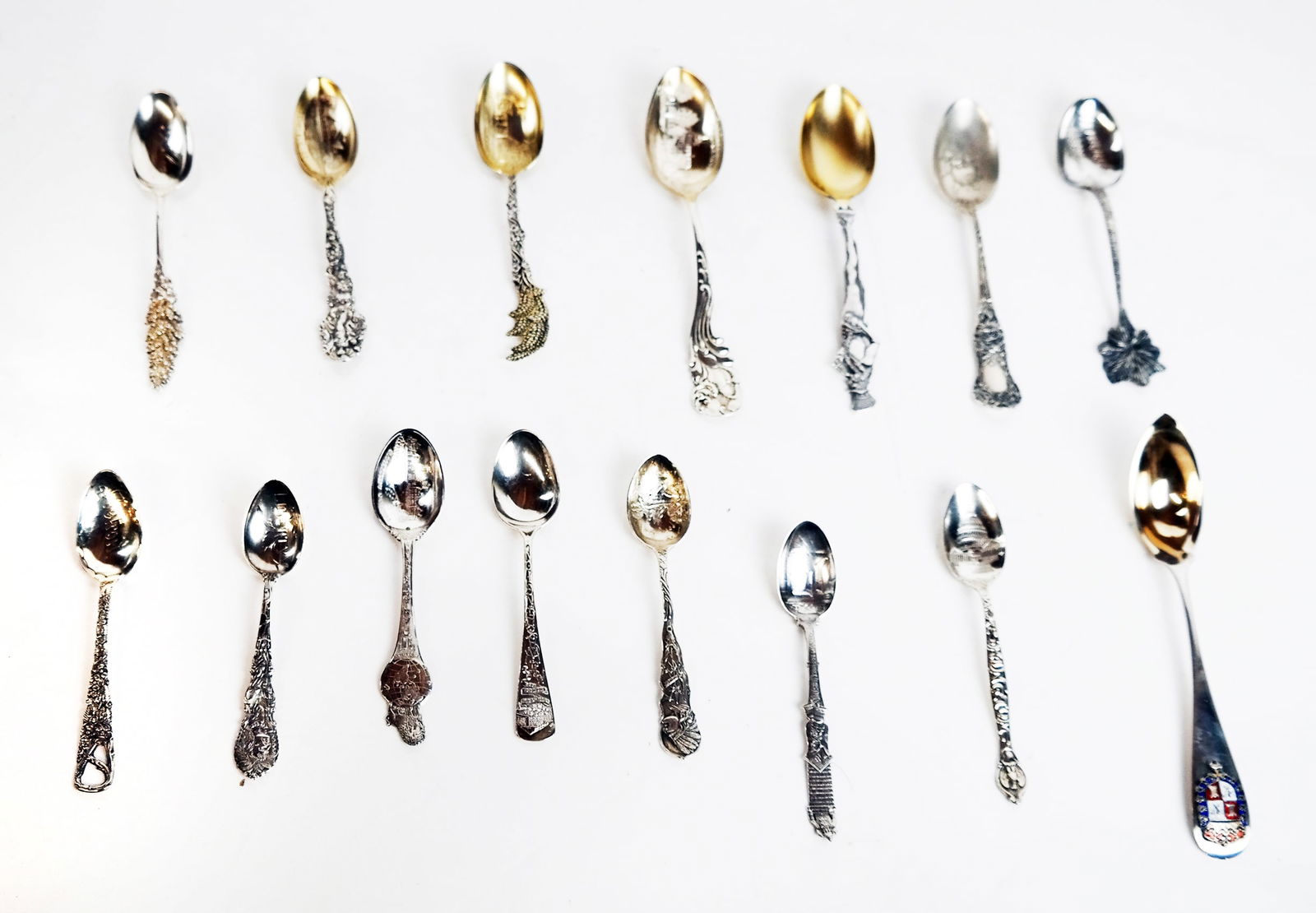 Fifteen Sterling Souvenir Spoons (1 of 13)