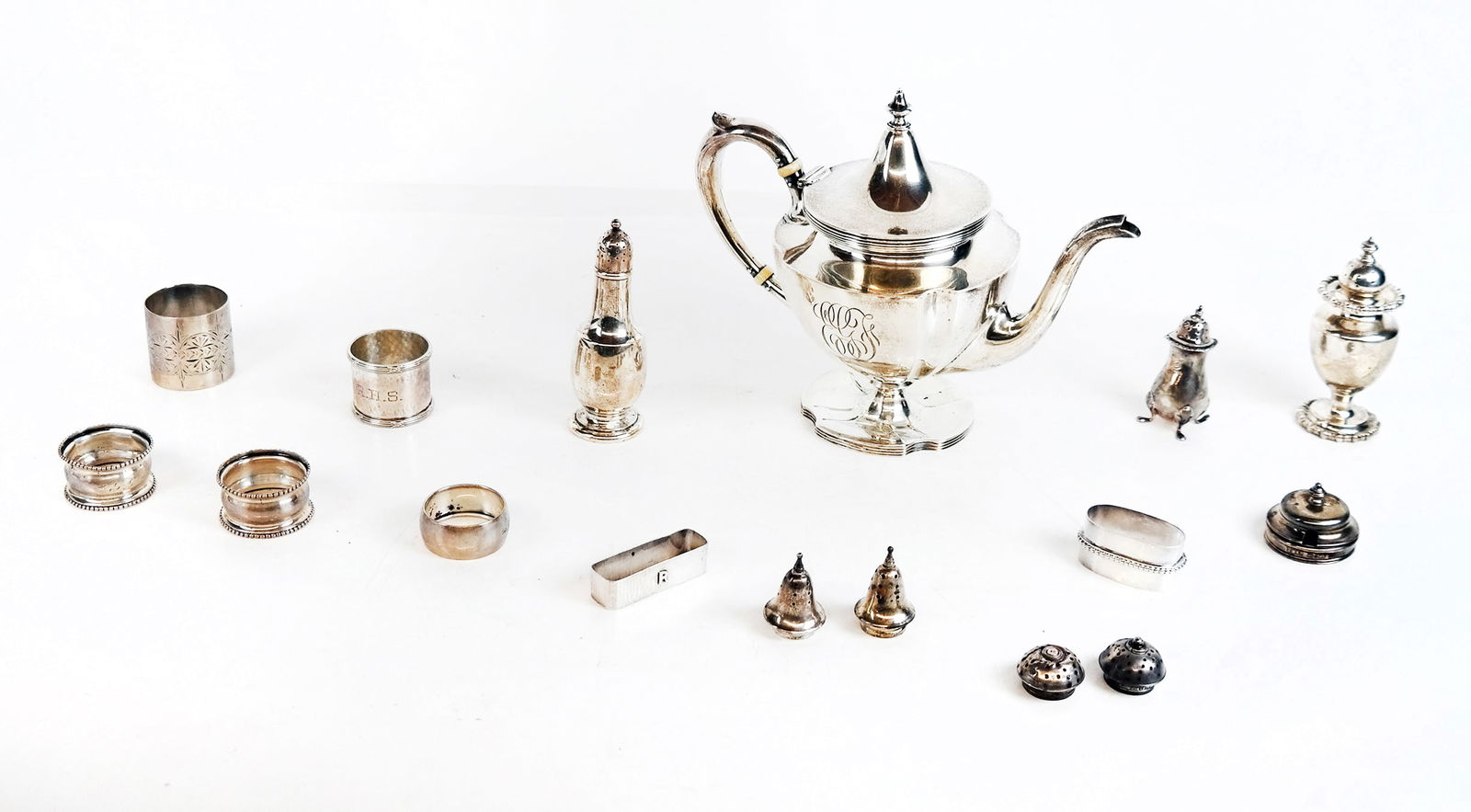 Group of Sterling Silver Hollowware (16) (1 of 7)