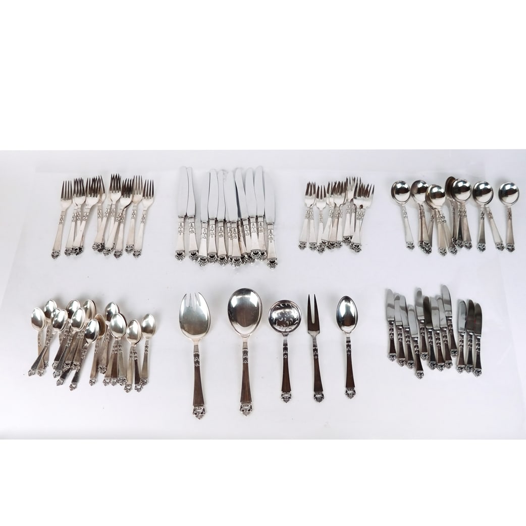 Fingast Sterling Silver Flatware Service (90) (1 of 20)