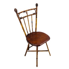Antique Bamboo Side Chair