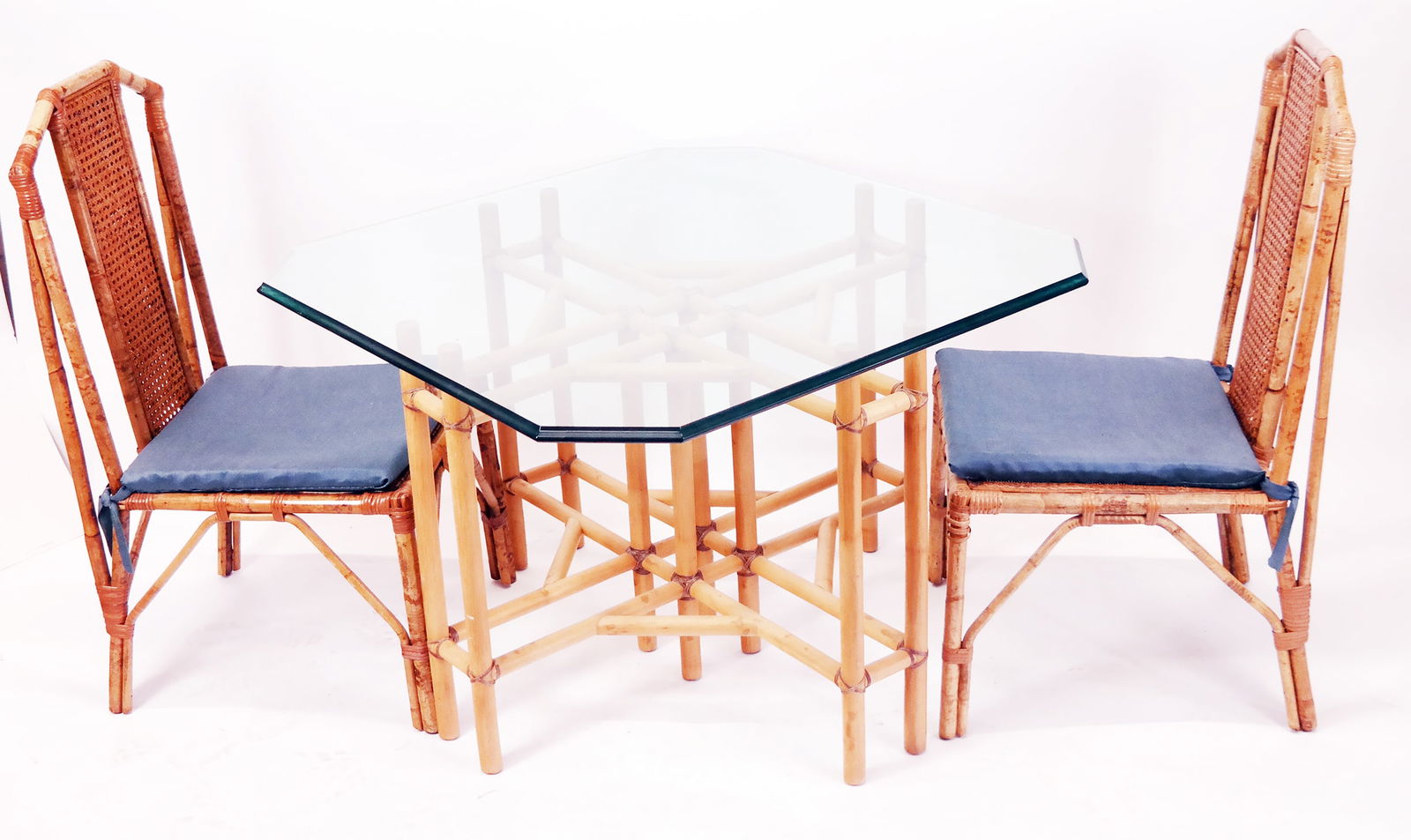 Vintage Card Table and Pair of Chairs (1 of 16)