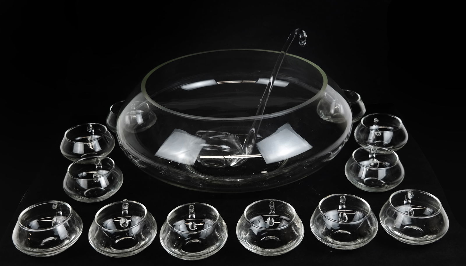 14-Pc. Glass Punch Bowl Set (1 of 14)