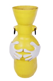 Mid-Century-Style Large Floor Vase