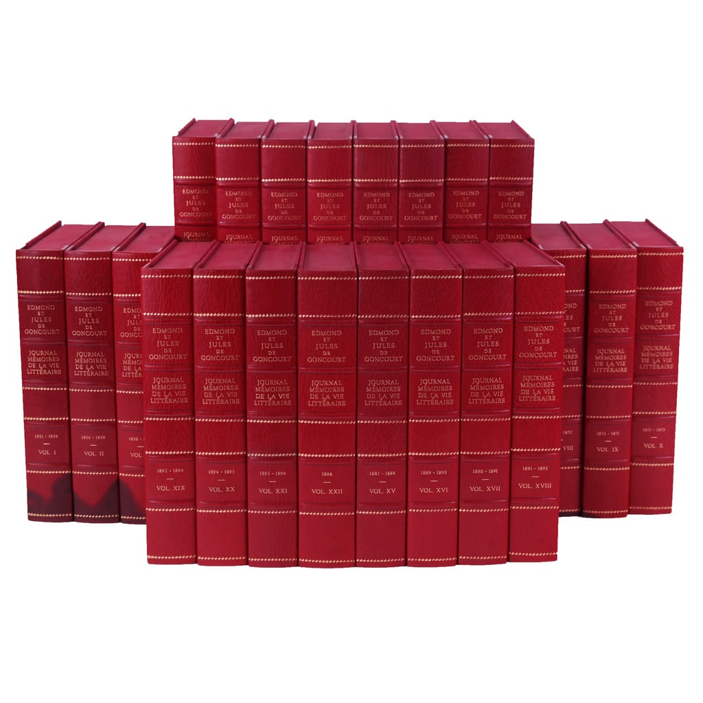 de Goncourt, Journal Memoires de la Vie Litteraire (1 of 9)
