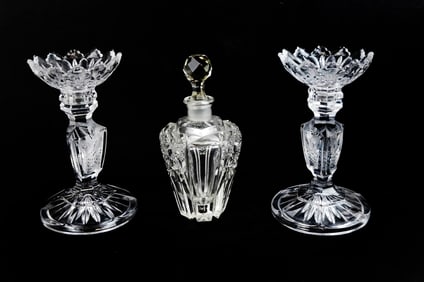 Three Cut Crystal Articles