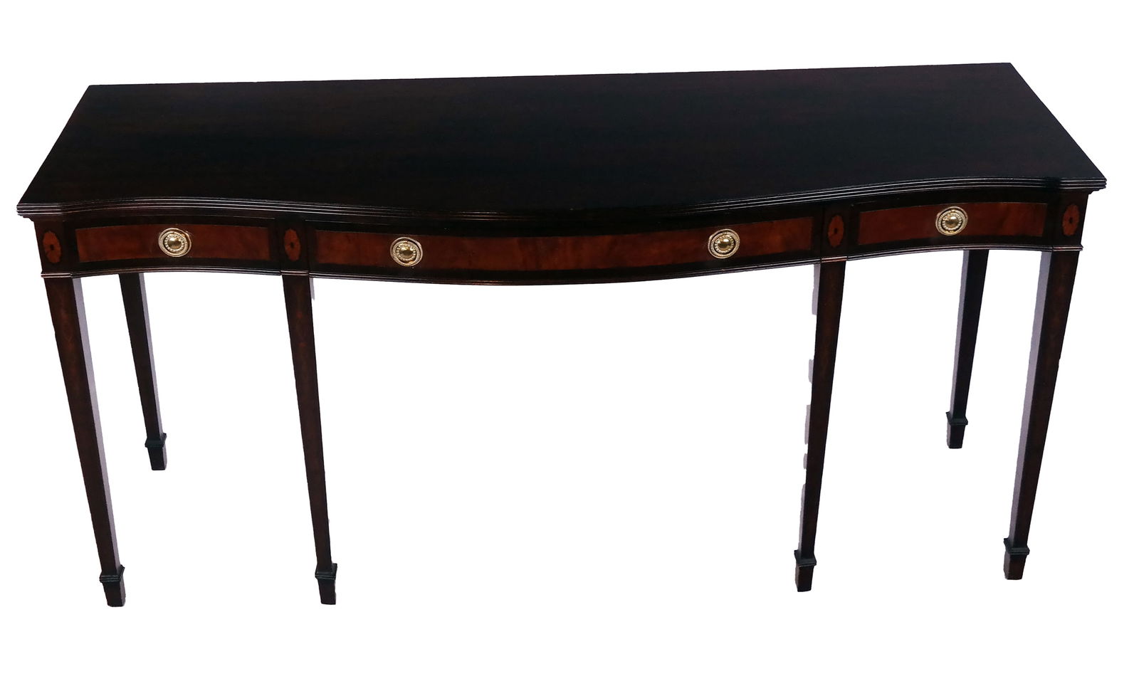 American Sheraton Mahogany Console (1 of 6)