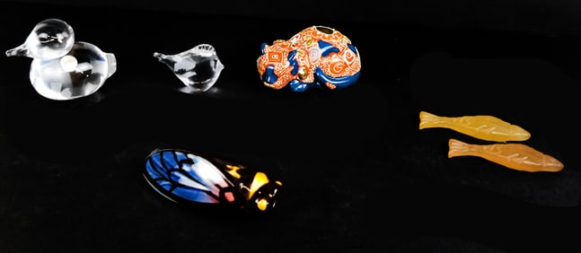 Group of Five Animal-Form Miniatures