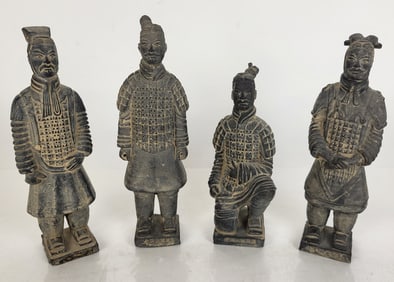 Four Chinese Terracotta Figures