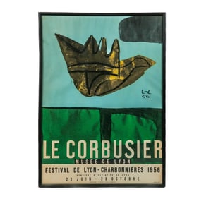 Mourlot Vintage LeCorbusier Poster