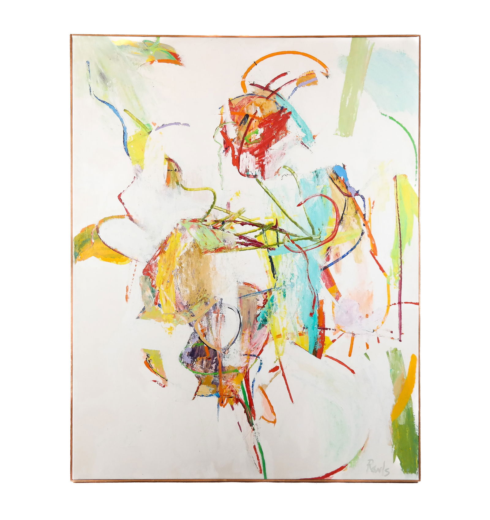 Stephen RAWLS: "Red God" - Acrylic Painting (1 of 10)