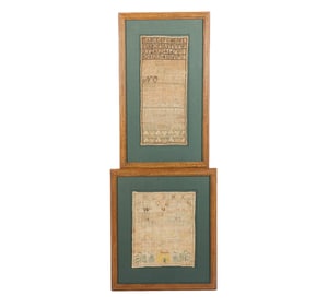Two Antique Samplers