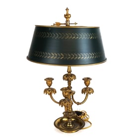 Empire Bronze Bouillotte Lamp