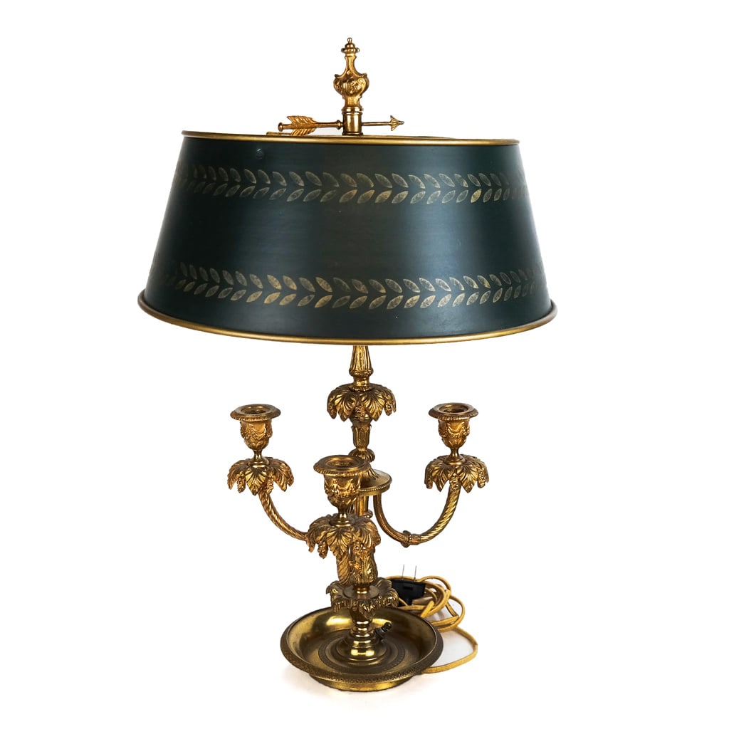 Empire Bronze Bouillotte Lamp (1 of 9)