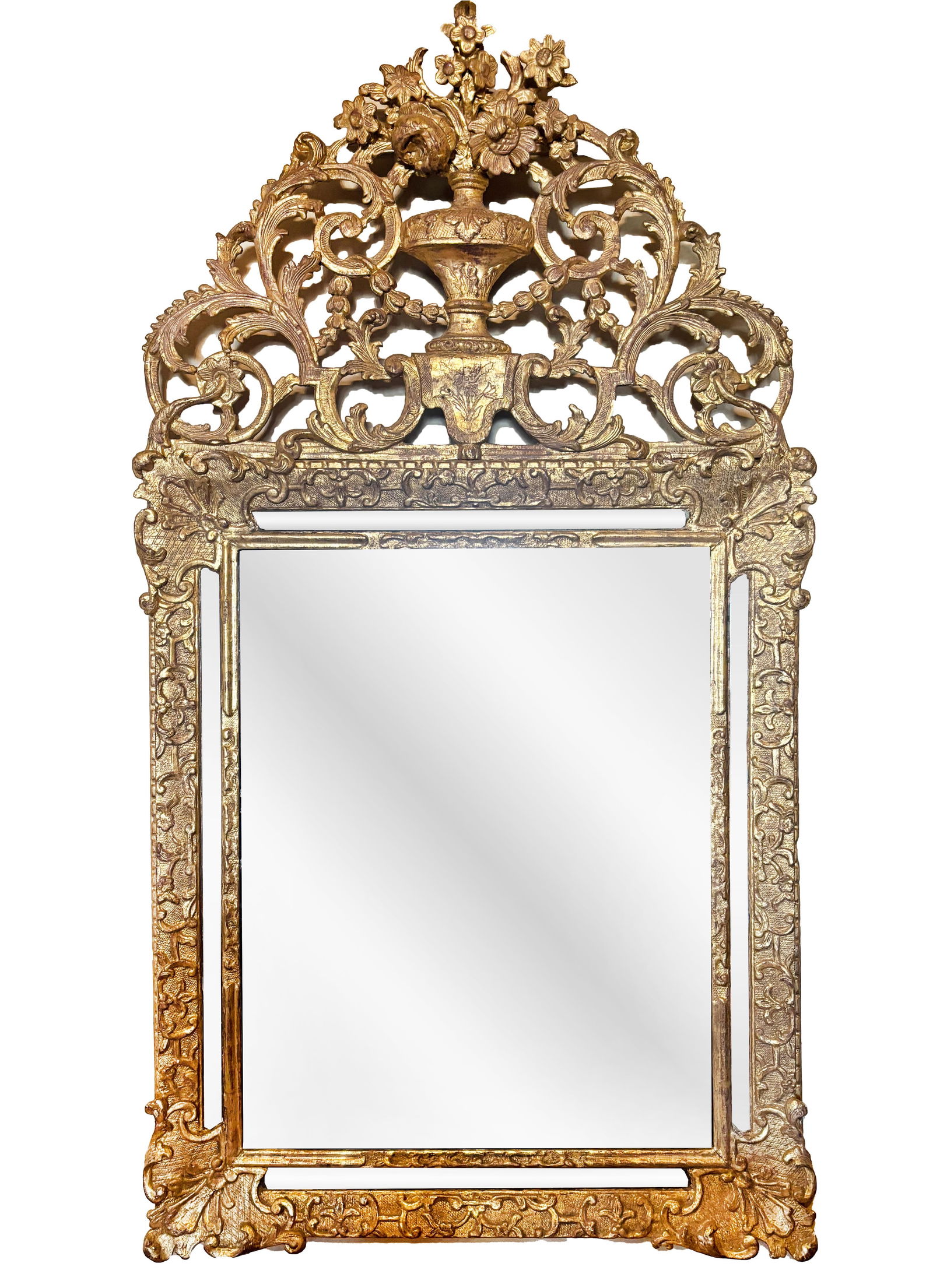 Regence Giltwood Carved Mirror (1 of 10)