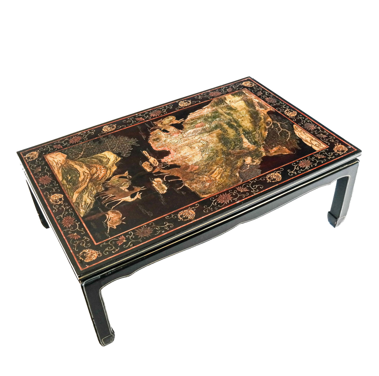 Mid 20th C. Coromandel Lacquered Coffee Table (1 of 13)