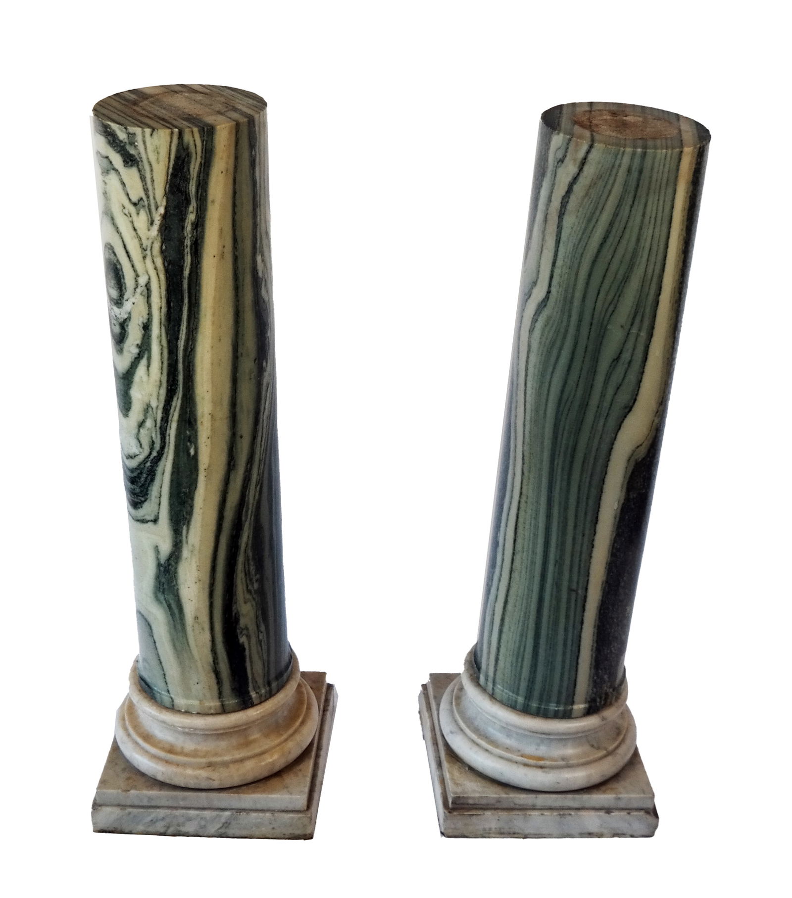 Pair of Neoclassical Grecia Marble Columns (1 of 15)