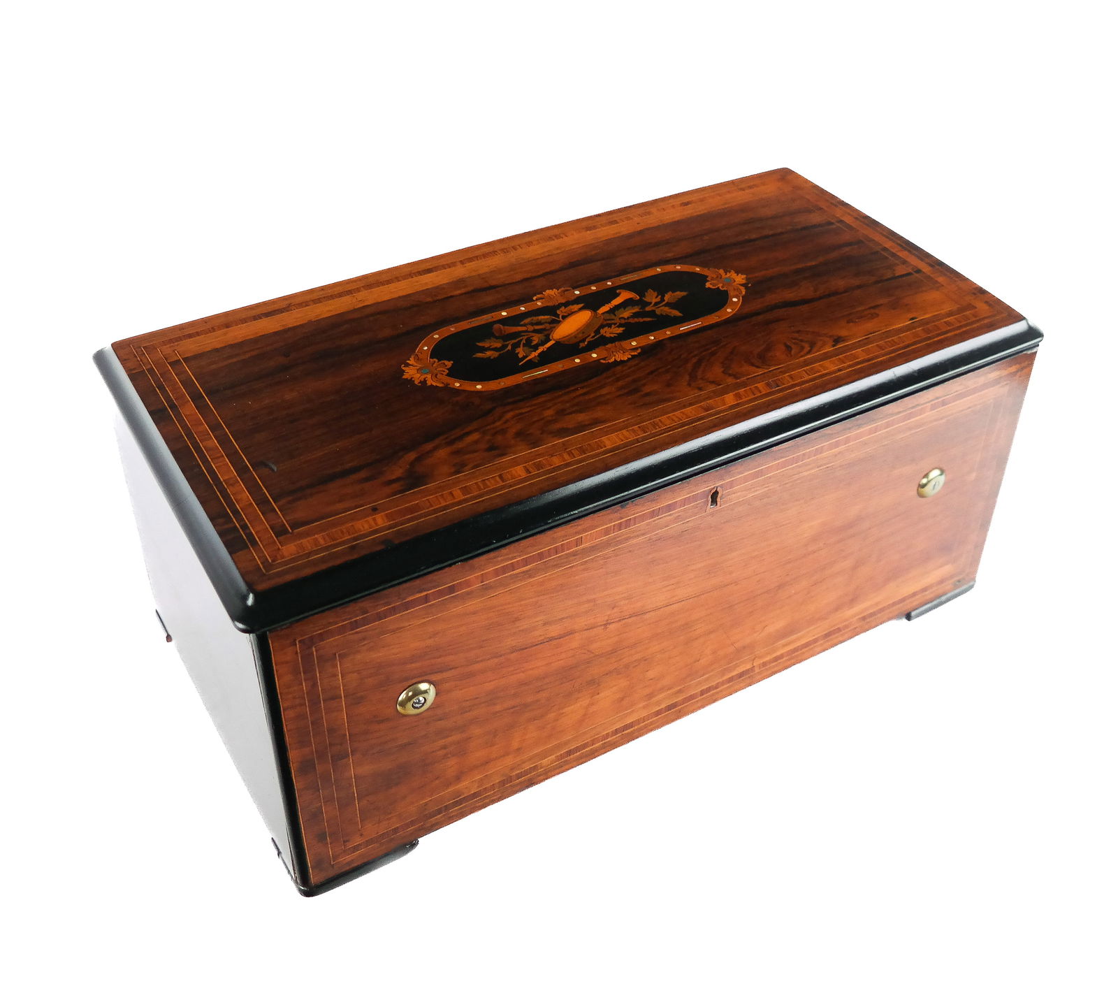 19th C. Bremond Music Box, "Bells Exposed" (1 of 14)