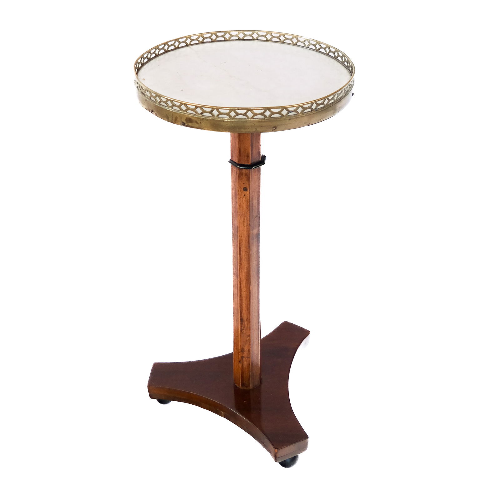 Louis XVI Marble Top Candle Stand (1 of 6)