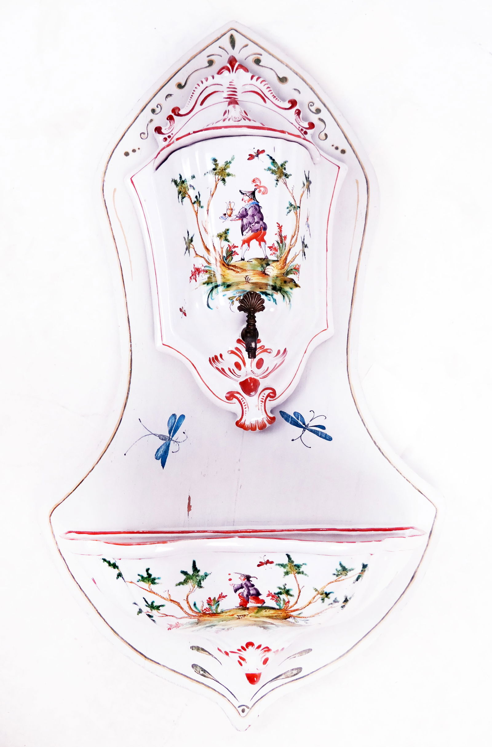 Faience and Wood Lavabo (1 of 10)