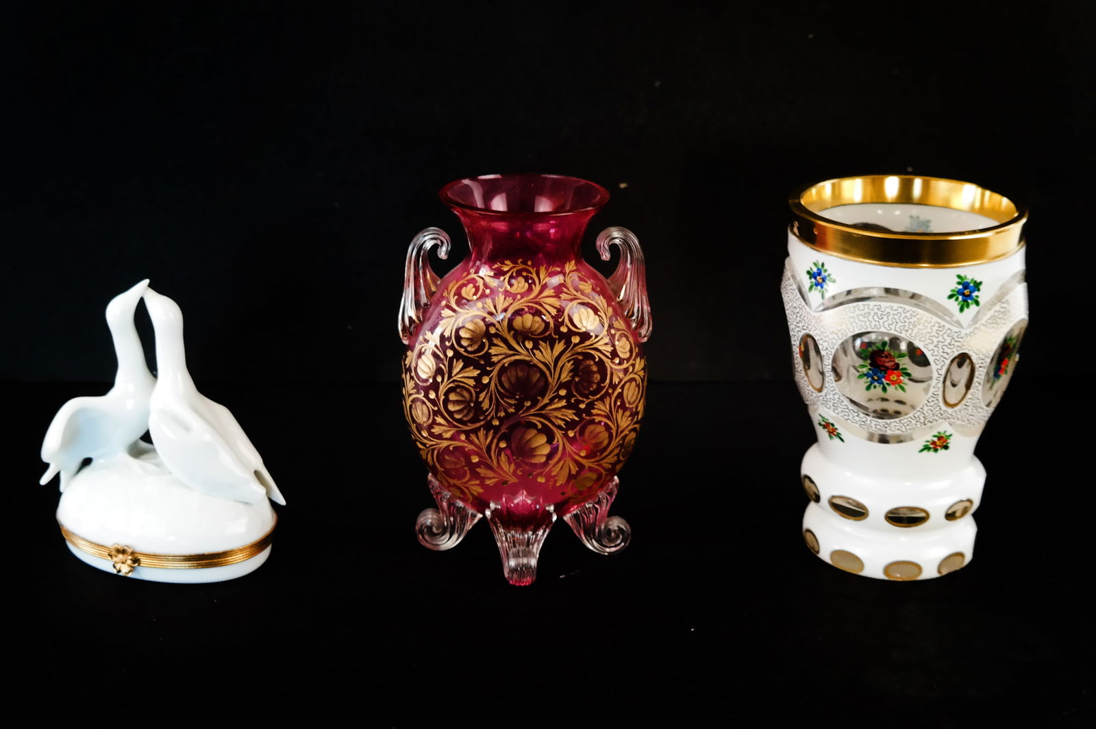 Bohemian, Venetian, and Porcelain Articles (3) (1 of 11)