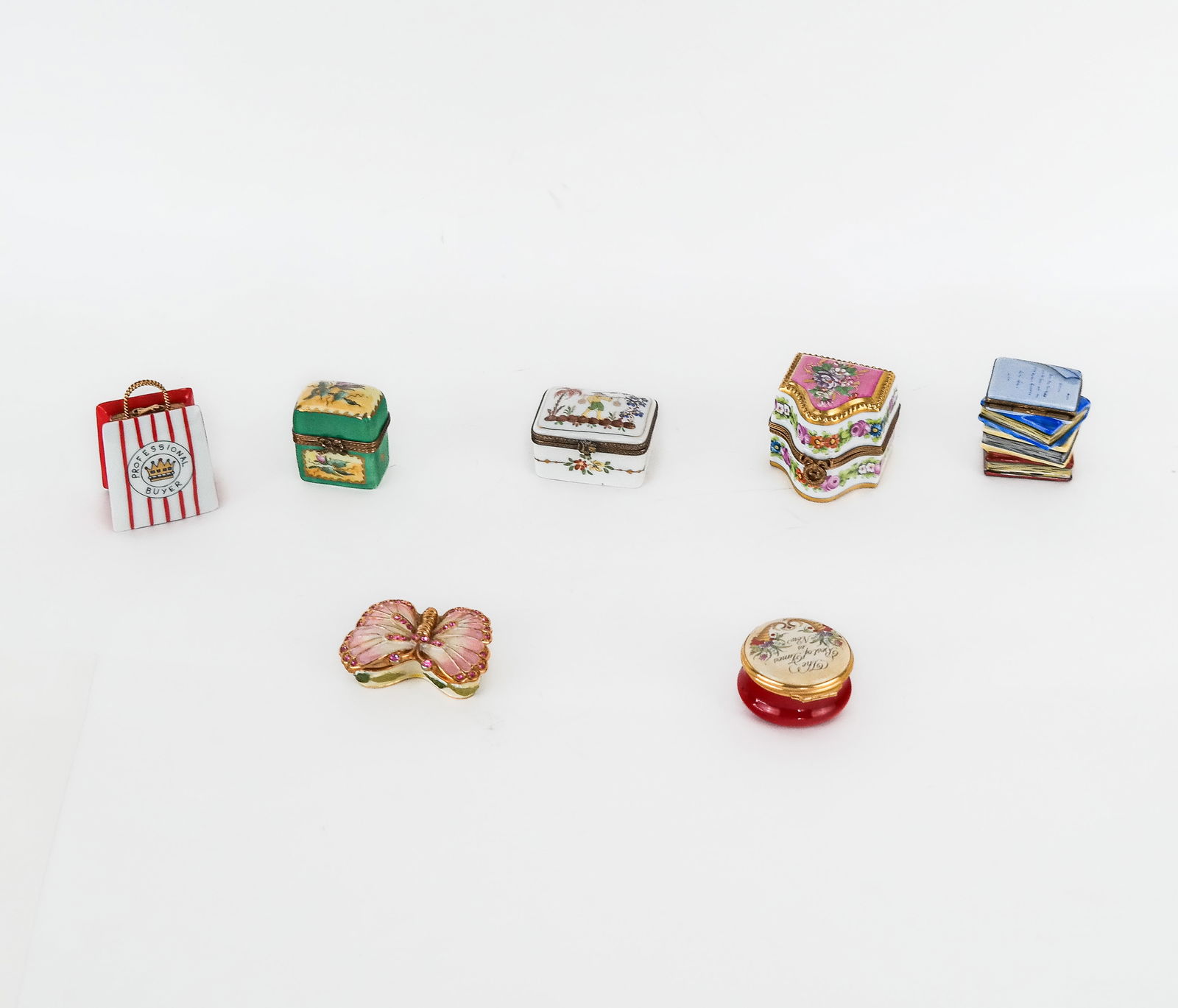 7 Trinket Boxes: Limoges, Battersea & Other (1 of 13)