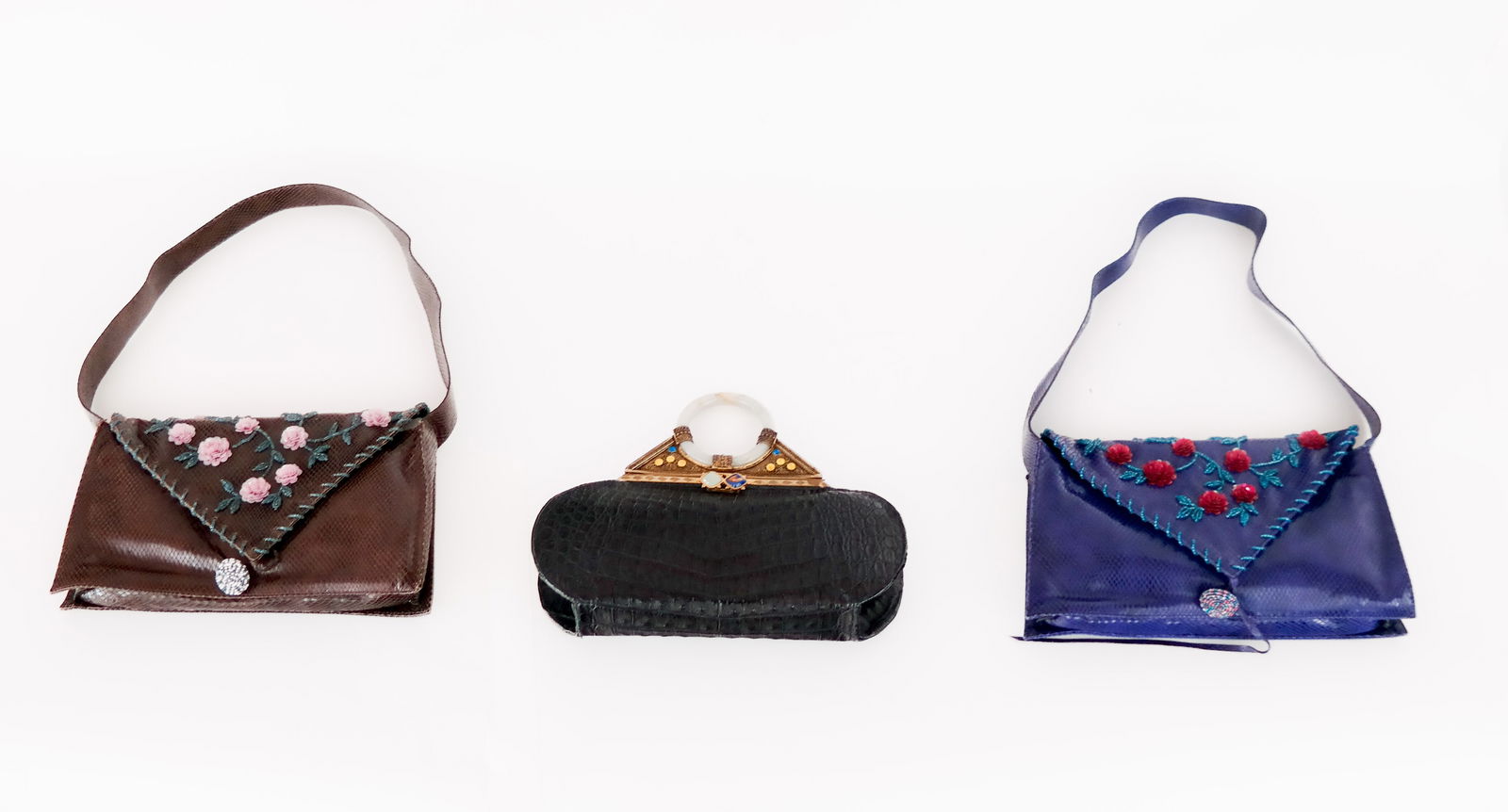 Emanuel Ungaro 2 Snakeskin Bags & Art Deco Bag (3) (1 of 15)